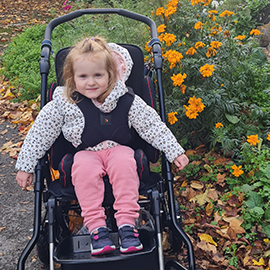 Lily in buggy